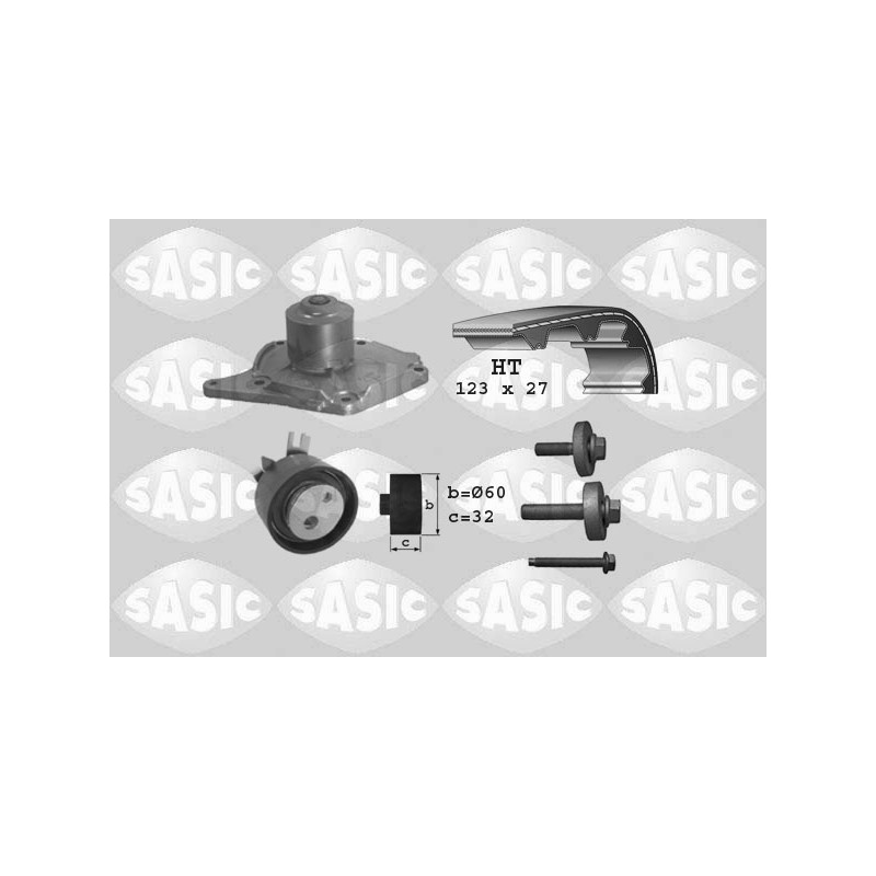 Kit De Distribution + Pompe à Eau Pour Renault Thalia I Nissan Almera II