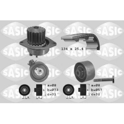 Kit De Distribution + Pompe à Eau Pour Peugeot 206 307 Partner Citroën