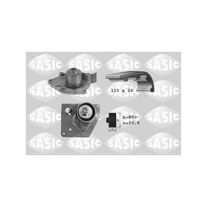 Kit De Distribution + Pompe à Eau Pour Renault Nissan Suzuki 7701474435
