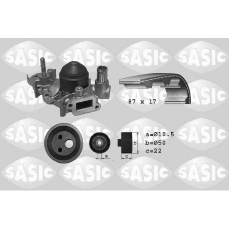 Kit De Distribution + Pompe à Eau Pour Renault Clio I II Kangoo Twingo Nissan