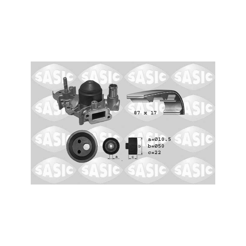 Kit De Distribution + Pompe à Eau Pour Renault Clio I II Kangoo Twingo Nissan