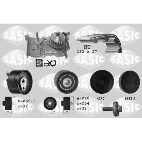 Kit De Distribution + Pompe à Eau Pour Renault Clio II Dacia Nissan 130C17529R