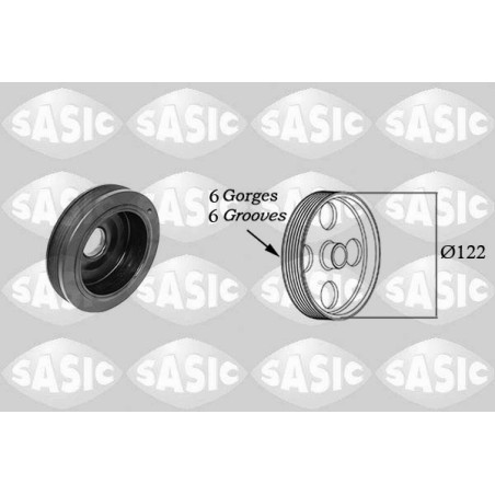 Poulie Damper Pour Renault Espace III Laguna I Megane Scénic 7700108401