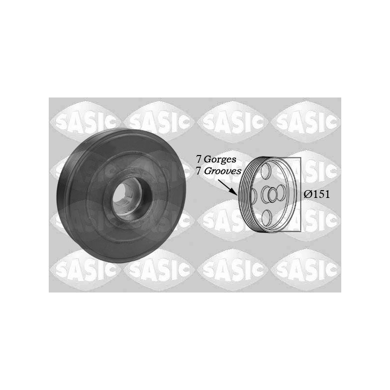 Poulie Damper Pour Renault Captur I II Clio V Talisman Dacia Lodgy