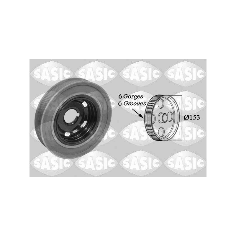 Poulie Damper Pour Peugeot Opel Toyota Citroën 9821624380 3556992 SU001A7950