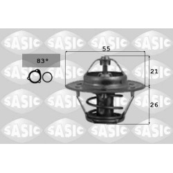 Thermostat D'Eau Pour Peugeot Fiat Citroën Evasion Lancia 133839 9616090280