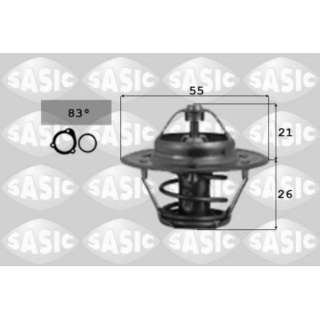 Thermostat D'Eau Pour Peugeot Fiat Citroën Evasion Lancia 133839 9616090280