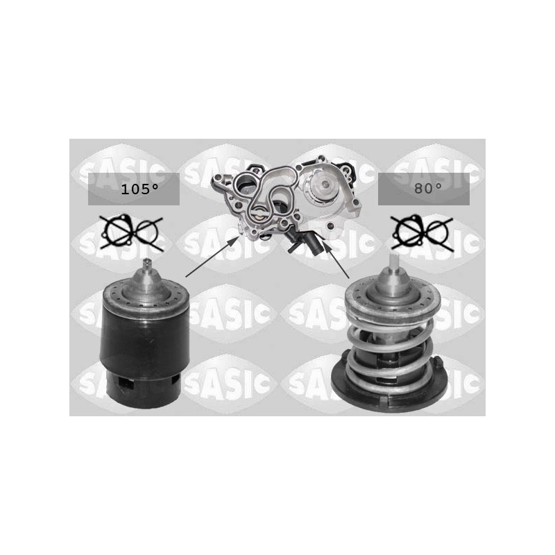 Thermostat D'Eau Pour VW Load UP Seat Skoda 04C121115E 04C121115F 04C121115H