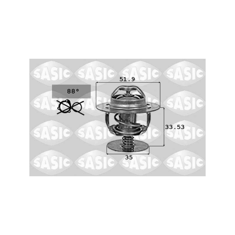 Thermostat D'Eau Pour Ford Mondeo I Orion P 100 S-Max Sierra Tourneo Transit