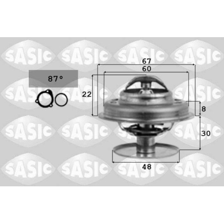 Thermostat D'Eau Pour Renault 18 20 25 Espace I Fuego Master Trafic 7700657955