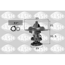 Thermostat D'Eau Pour Peugeot Fiat Toyota Suzuki 133823 9616090180 SU00100223