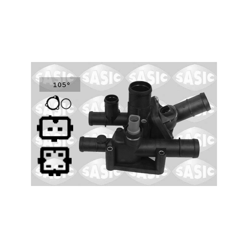 Boitier Thermostat D'Eau Pour VW Bora Audi Seat Skoda 06A121111 06A121513