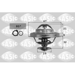 Thermostat D'Eau Pour VW Bora Seat BMW Opel 075121113D 11532246199 1338076