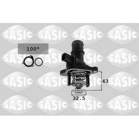 Boitier Thermostat D'Eau Pour VW Bora Golf IV Audi A3 Skoda Octavia I 1.6