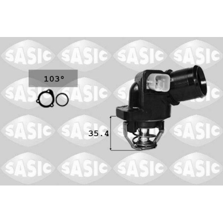 Boitier Thermostat D'Eau Pour Peugeot 206+ 207 1007 Citroën C2 C3 I II