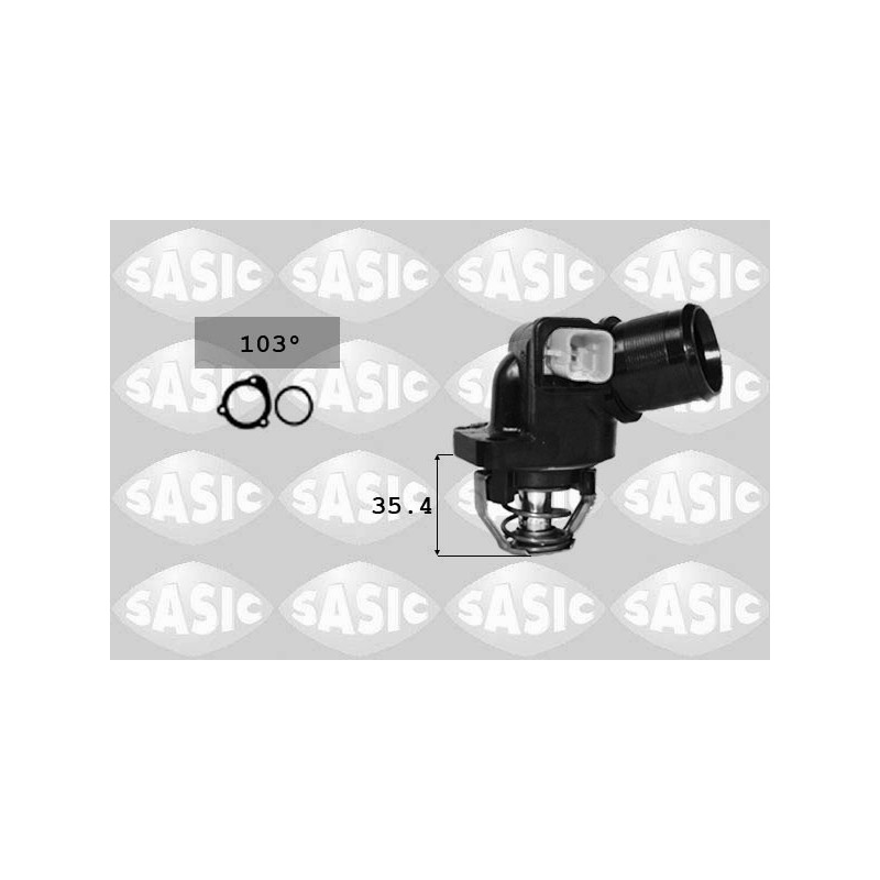 Boitier Thermostat D'Eau Pour Peugeot 206+ 207 1007 Citroën C2 C3 I II