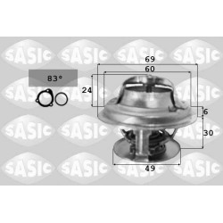 Thermostat D'Eau Pour Peugeot 505 604 Ford Scorpio I Sierra