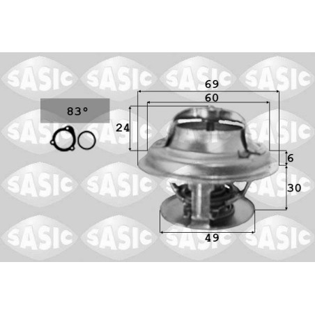 Thermostat D'Eau Pour Peugeot 505 604 Ford Scorpio I Sierra