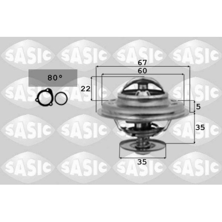 Thermostat D'Eau Pour BMW Série 3 E30 E36 5 E28 E34 Z1 MERCEDES T1
