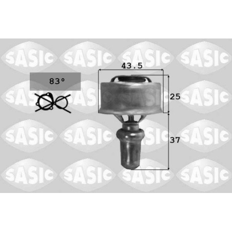 Thermostat D'Eau Pour Renault 4 5 9 11 19 I II 21 Clio Rapid Rodeo 7701348376