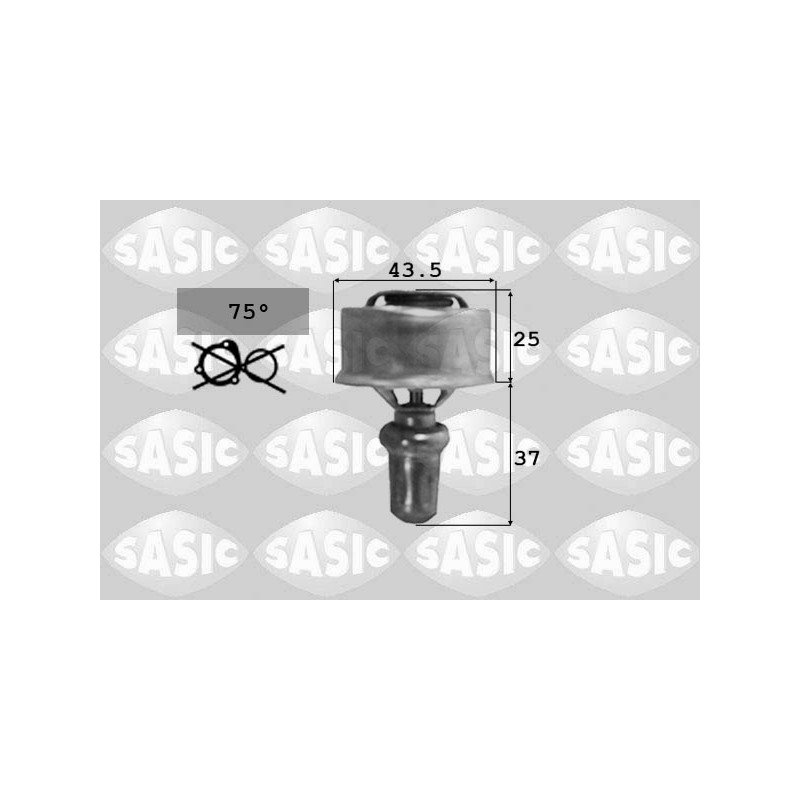 Thermostat D'Eau Pour Renault 5 18 21 Fuego Trafic 7701348375