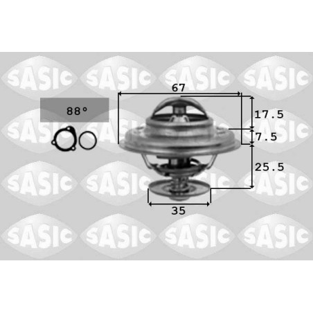 Thermostat D'Eau Pour VW Audi BMW Volvo 035121113B 11531721002 273728 067121113