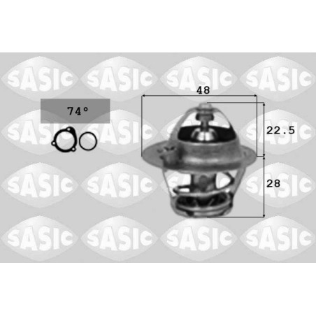 Thermostat D'Eau Pour Ford Focus C-Max II Turnier Puma 1303377 1306001