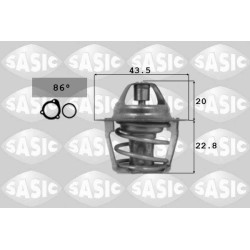 Thermostat D'Eau Pour Peugeot J5 Fiat Citroën 133765 5495311 5454410 95495311