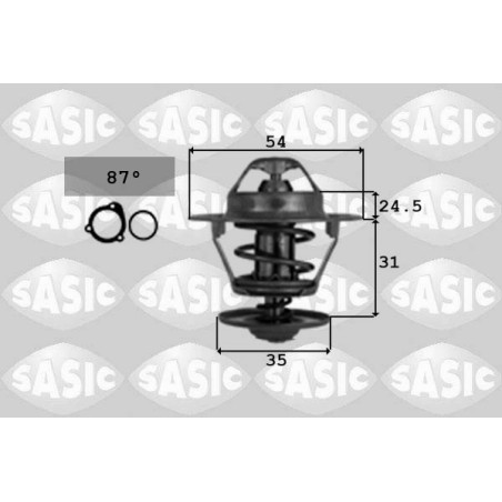 Thermostat D'Eau Pour VW Audi 80 90 Seat Skoda 003942350 030121113B 032121113