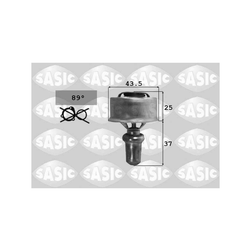 Thermostat D'Eau Pour Renault 19 I II 21 25 Clio Espace Fuego Rapid 7700727190