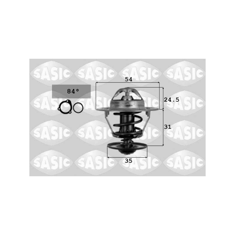 Thermostat D'Eau Pour VW Golf II III Jetta Polo Vento Seat Cordoba Ibiza II