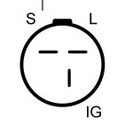 Alternateur Pour Opel Isuzu Vauxhall 1204077 897074-6120 1204147 897133-8540