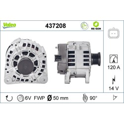 Alternateur Pour Renault Opel Nissan Mitsubishi 7700426849 4403540 23100-00Q1F