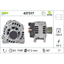 Alternateur Pour VW Audi Seat Ford 045903023 1100712 045903023A 1253624 1366004