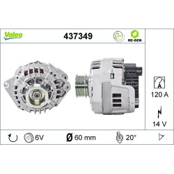 Alternateur Pour Peugeot Fiat Citroën 5702-C0 500371244 5702-C1 5702C0 5702C1