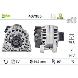 Alternateur Pour Peugeot Fiat Citroën 9633782580 9642779980 5702-A2 9638275580