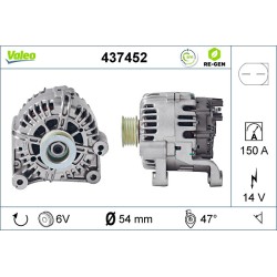 Alternateur Pour BMW Série 3 E46 X3 X5 12317789980 12317789983 7789980 7789983