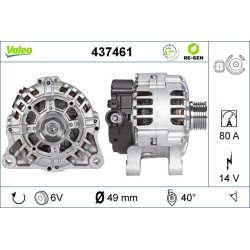 Alternateur Pour Peugeot 206 207 301 307 1007 Citroën C-Elysee C2 C3 I C4