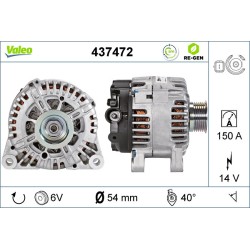 Alternateur Pour Peugeot 107 Renault Fiat Toyota 96460654 9646066880 27060-YV020