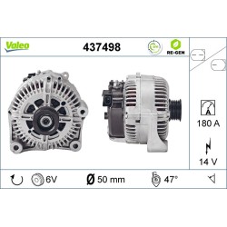 Alternateur Pour BMW Série 5 E60 E61 6 E63 E64 7 E65, E66, E67 X5 12317540990