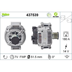 Alternateur Pour Chrysler Jeep MERCEDES 4801250AB 4801250AA 4801250AC 4801250AD