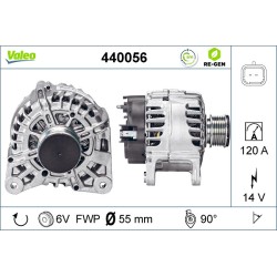 Alternateur Pour Renault Dacia Nissan 231005802R 23100-00QBH 231007707R