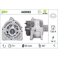 Alternateur Pour Renault Clio III IV Modus Twingo II 8200660043 8200718724