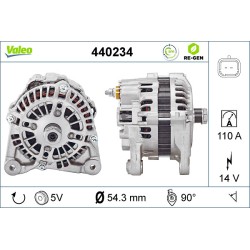 Alternateur Pour Renault Clio II Dacia Nissan 8200667608 23100-00QA1 23100-00QA9