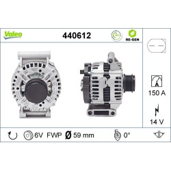 Alternateur Pour Peugeot Fiat Ford Citroën 1606427480 71789706 1747021 5705-EA