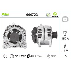 Alternateur Pour Renault Opel Nissan Vauxhall 7711135520 4416689 23100-00Q0H