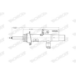 1 Amortisseur Pour BMW Série 1 F20 F21 2 F22, F87 F23 3 F30, F80 37106866515