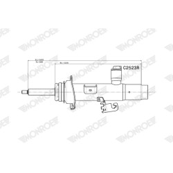 1 Amortisseur Pour BMW Série 1 F20 F21 2 F22, F87 F23 3 F30, F80 37116793872