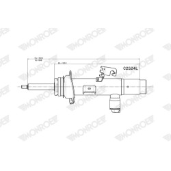 1 Amortisseur Pour BMW Série 1 F20 F21 2 F22, F87 F23 3 F30, F80 37116793871