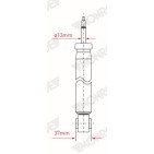 1 Amortisseur Arrière Pour VW Audi Seat Alhambra Skoda 1K0513029CQ 1K0513029DD
